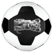Oh Baby Big Cat Cub Gray Fußball (Gedreht)
