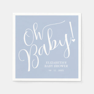 Oh, Baby! Blue Boy Baby Dusche Serviette