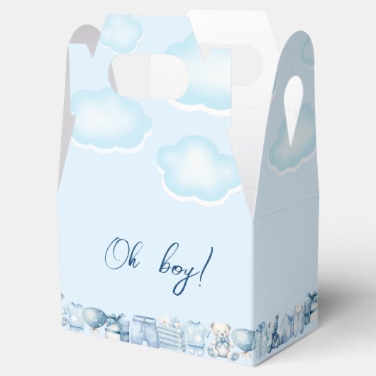 Oh Baby Blue Clipart Fevor Boxes Geschenkschachtel (Geöffnet)