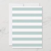 Oh Baby Blue Donut Boy Baby Dusche von Mail Einladung (Rückseite)