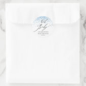 Oh Baby Blue Glitzer Fevor Sticker (Tasche)