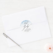 Oh Baby Blue Glitzer Fevor Sticker (Umschlag)