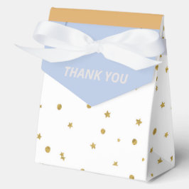 Oh Baby Blue Gold Ginkgo Leaf Baby Dusche Geschenkschachtel