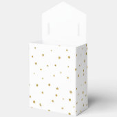 Oh Baby Blue Gold Ginkgo Leaf Baby Dusche Geschenkschachtel (Offen)