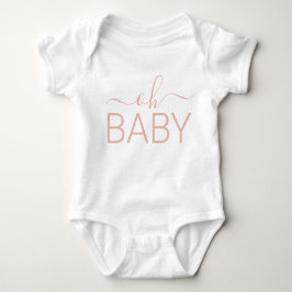 Oh Baby Bodysuit, Baby Duschgeschenk Bodysuit Baby Strampler