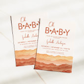 Oh Baby Boho Baby Dusche Einladung