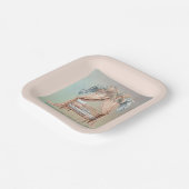 Oh Baby Boho Babydusche Pappteller (Gewinkelt)