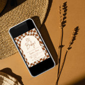 Oh, Baby! Boho Checkered | Gingham | Babydusche I Einladung