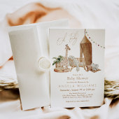 Oh Baby Boho Gender Neutral Baby Dusche Einladung