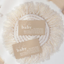Oh Baby Boho Modern Simple Baby Showbook