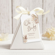 Oh Baby Boho Pampas Grass Neutral Baby Dusche