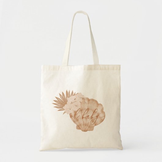 Oh Baby Boho Seashell Tote Bag Tragetasche (Vorne)