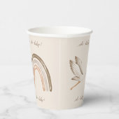 Oh Baby Boho Watercolor Pappbecher (Rechts)