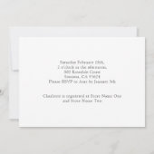 Oh Baby Boho Watercolor Rainbow Baby Dusche Invita Einladung (Rückseite)