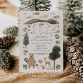 Oh Baby Boho Woodland Baby Shower Einladungskarte Einladung