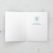 Oh! Baby Boy Gratulation Grußkarte Karte (Innenseite)