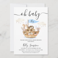 Oh Baby Boys Noahs Arch Baby Dusche