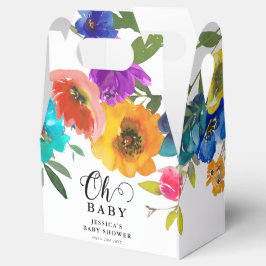 Oh Baby Bright & Bold Florals Baby Dusche Geschenkschachtel