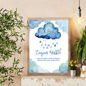 Oh Baby Cloud Baby Duschdiapter Poster