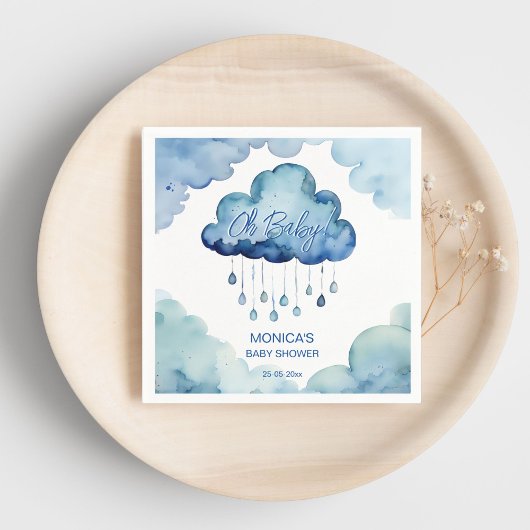 Oh Baby Cloud Baby Duschvorschau Serviette