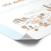 Oh Baby Cowboy Shower Rope Favor Poster (Ecke)