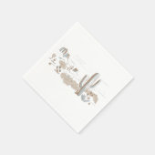 Oh Baby Cowboy Shower  Serviette (Ecke)