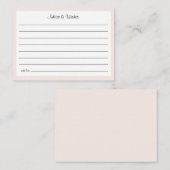 Oh Baby Cowgirl Shower Advice and Wishes Enclosure Begleitkarte (Vorne/Hinten)