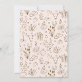 Oh Baby Cowgirl Shower Invitation Einladung (Rückseite)