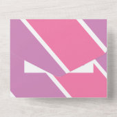 Oh Baby Dancing Letters Baby Shower Typografie All In One Einladung (Rückseite)