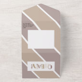 Oh Baby Dancing Letters Typografy Baby Show All In One Einladung (Außenbereich)