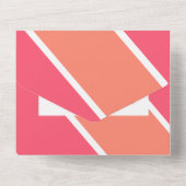 Oh Baby Dancing Letters Typografy Baby Show All In One Einladung (Rückseite)