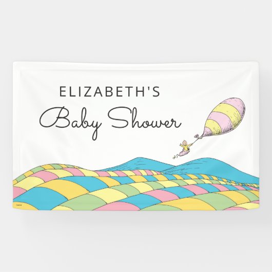Oh, Baby, die Orte, an denen Sie Baby Shower Banne Banner (Horizontal)