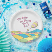 Oh, Baby, die Orte, an denen Sie Baby Shower Paper Pappteller (Party)