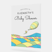 Oh, Baby, die Orte, an denen Sie eine Babydusche m Acrylschild (Winkel)