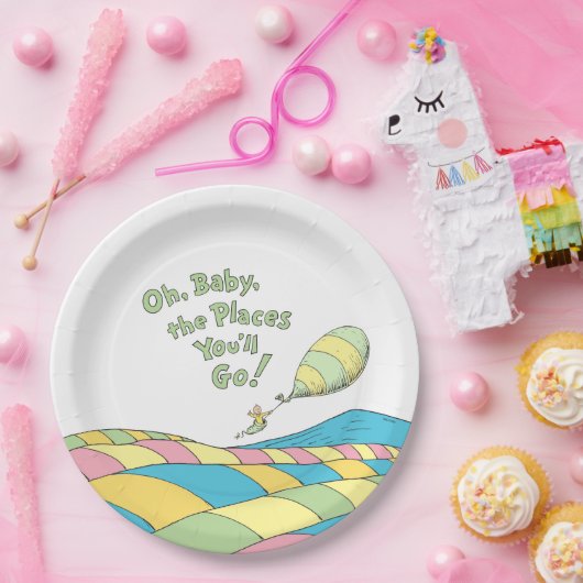 Oh, Baby, die Orte, an denen Sie eine Babydusche m Pappteller (Party)