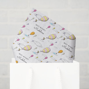 Oh, Baby, die Orte, an denen Sie eine Babydusche m Seidenpapier