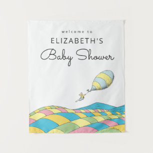 Oh, Baby, die Orte, an die du gehst Baby Shower Wandteppich