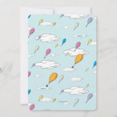 Oh, Baby, die Orte, an die Sie gehen werden - Baby Mitteilungskarte (Rückseite)