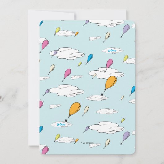 Oh, Baby, die Orte, an die Sie gehen werden - Baby Mitteilungskarte (Rückseite)