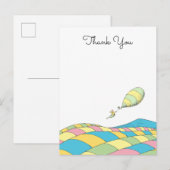 Oh, Baby, die Orte, an die Sie gehen werden, danke Postkarte (Vorne/Hinten)