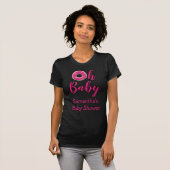 Oh Baby Donut Baby Dusche T - Shirt (Vorne ganz)