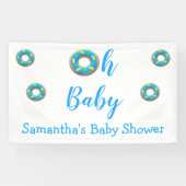 Oh Baby Donut Babydusche Banner (Horizontal)