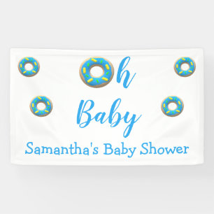 Oh Baby Donut Babydusche Banner