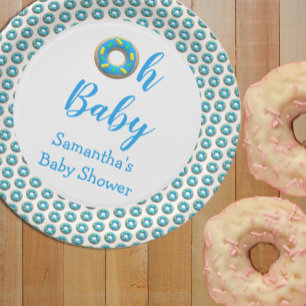 Oh Baby Donut Babydusche Pappteller