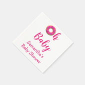 Oh Baby Donut Babydusche Serviette (Ecke)