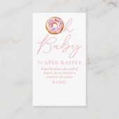 Oh Baby Donut Sprinkle Babydusche Windelwanne Begleitkarte (Vorderseite)