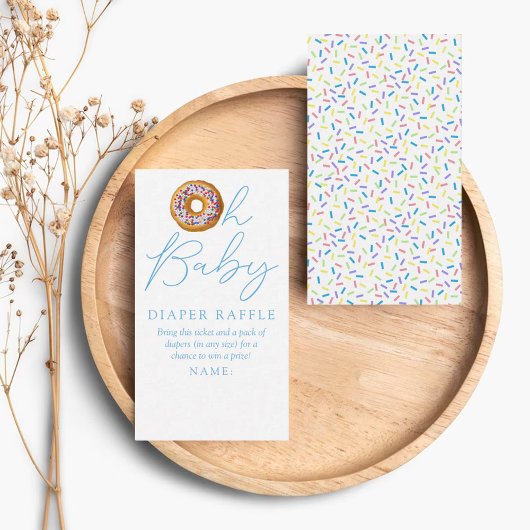 Oh Baby Donut Sprinkle Babydusche Windelwanne E Begleitkarte