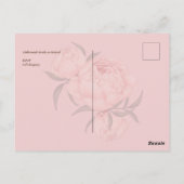 Oh Baby DRAGONFLY eine Wunschdusche Blüte machen I Postkarte (Rückseite)