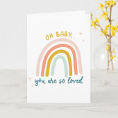 Oh Baby, du bist so geliebt Karte (Gelbe Blume)