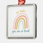 Oh Baby, du bist so geliebt Ornament Aus Metall (Links)